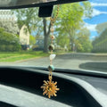 Sun Hanging Car Charm, Boho Crystals Decor by YTYAB