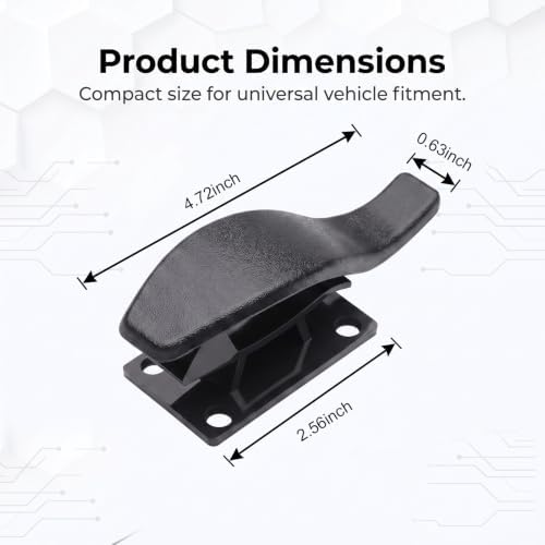 2 PCS Car Trunk Umbrella Holder Clip, Heavy‑Duty ABS Umbrella Fixing Clamp - Image 2