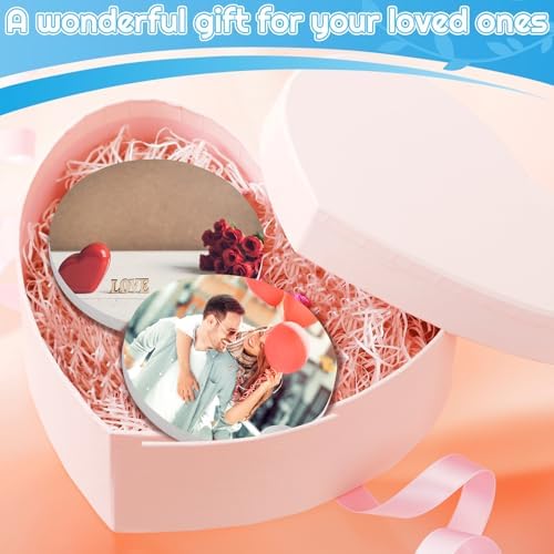 100 Pcs Sublimation Coasters Blanks, Ceramic Car Coasters, 2.6 in - Image 4