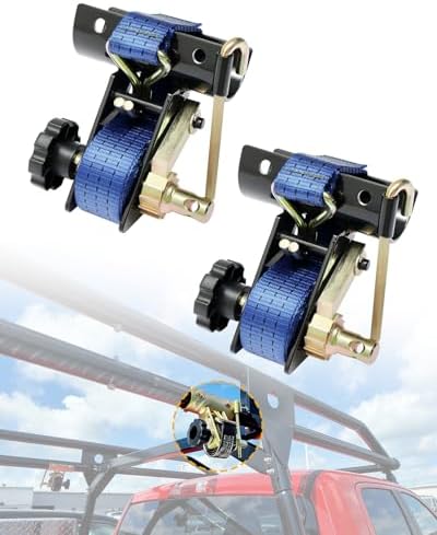 Ladder Rack Straps, Rack Ratchet Straps, Truck/Lumber/Pipe/Roof Rack Straps by Gledewen