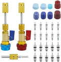 31Pcs R134A Valve Core Quick Remover Installer Tool, High Low Pressure AC Valve by Unknown