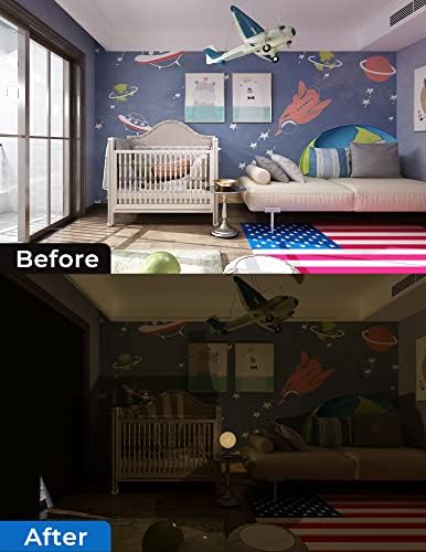 Sumobaby Blackout Curtains Portable 24”x75” No Drill Black Out Window Cover - Image 6