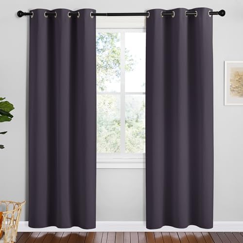 NICETOWN Greyish Purple Blackout Curtains by NICETOWN
