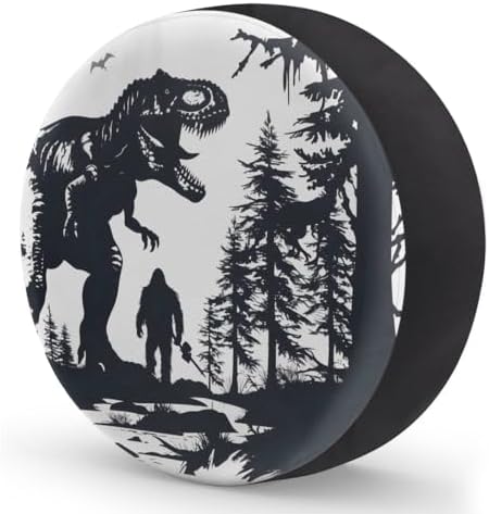 Rv Spare Tire Cover Wheel Bigfoot Dinosaur Mountain Tire Covers Wheel - Image 2