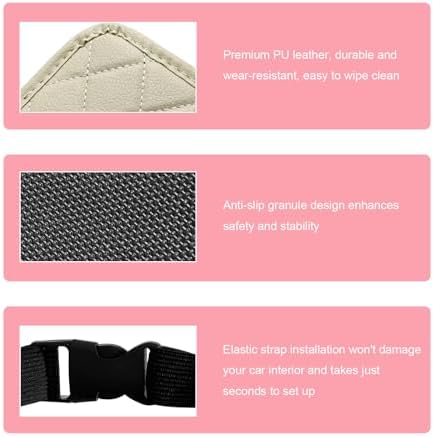 Car Seat Back Organizer, Waterproof Leather Auto Backseat Storage Pocket - Image 3