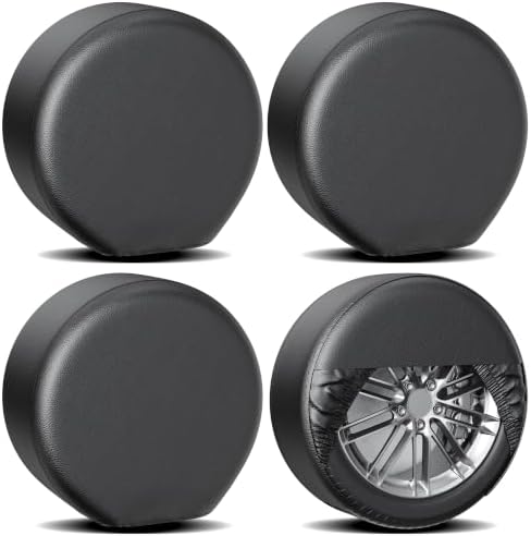 Moonet Thickened PVC Leather Tire Cover, Universal Fit27-29 by Moonet