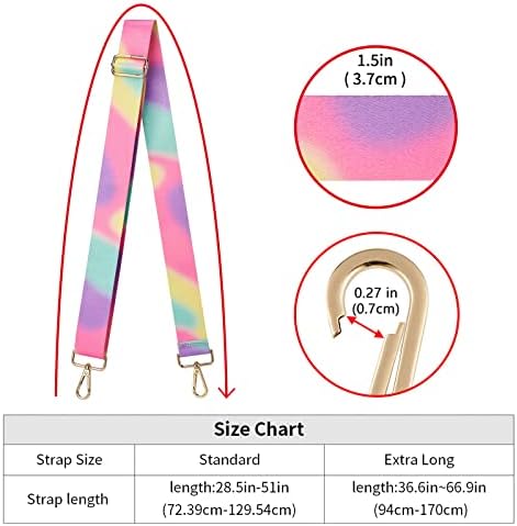 ZOOEASS Wide Shoulder Strap Adjustable Replacement Belt Crossbody Canvas Bag - Image 5