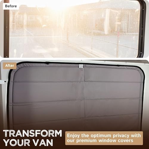 Living in a Bubble Insulated Blackout Rear Right Side Window Cover - Image 4