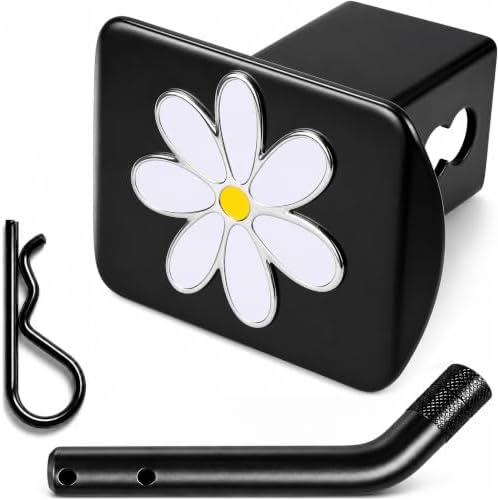 Plumeria Flower Trailer Hitch Cover - Image 2