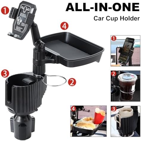 Car Large Cup Holder Expander, 4-in-1 Cupholder Extender - Image 4