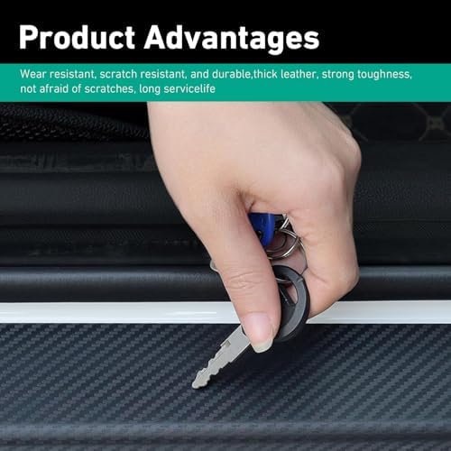 4 PCS Car Door Sill Protector, Carbon Fiber Front Rear Lower Door Sill Protector - Image 6
