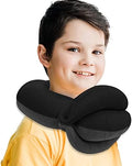 BUYUE Kids Travel Pillows for Airplane, Memory Foam 360° Head Support Sleeping by BUYUE