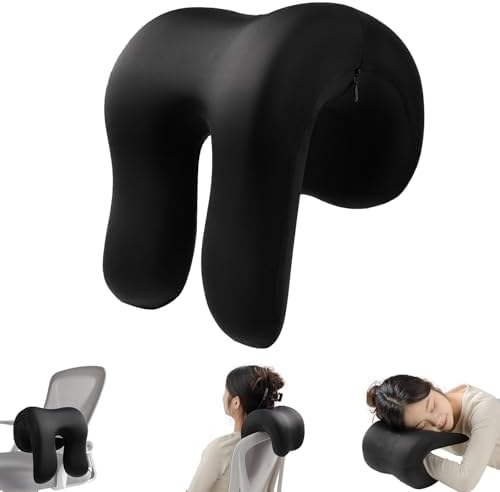 SheRest Office Chair Neck Pillow, Memory Foam Ergonomic Nap Pillow Office Chair by SheRest