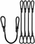 4 Pack 80" Heavy Duty Bungee Cords by LuckyStraps