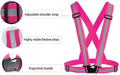 Chiwo Reflective Vest Running Gear 2Pack, High Visibility Safety Vest - Image 3