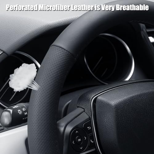 Steering Wheel Cover 14"-14.25", Heavy Duty, Non-Folding Packaging - Image 2
