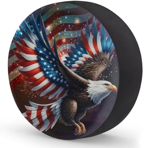 Eagle Spare Tire Cover 16in Spare Wheel Covers Tire Storage Cover - Image 2