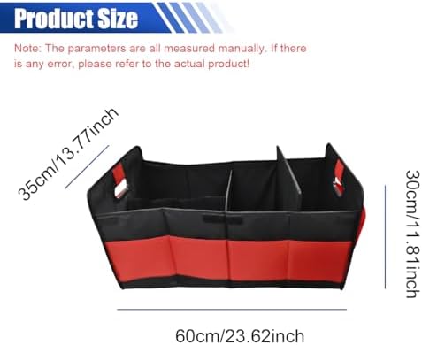 Car Trunk Organizer, 65L Collapsible Auto Storage Box - Image 2