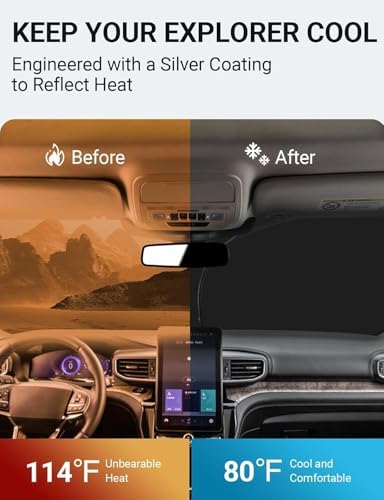 Proadsy Custom Fit Car Windshield Sun Shade - Image 3