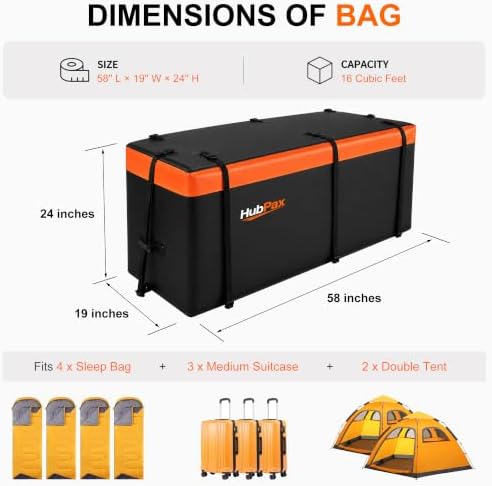 Hitch Mount Folding Trailer Cargo Carrier Basket 60" x 20" x 6" - Image 4