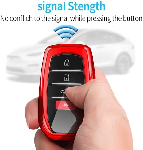 Key Fob Cover with keychain Compatible with Toyota 2025-2026 Camry 4Runner - Image 6