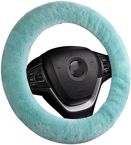 OGLAND Fuzzy Sheepskin Car Steering Wheel Cover by OGLAND