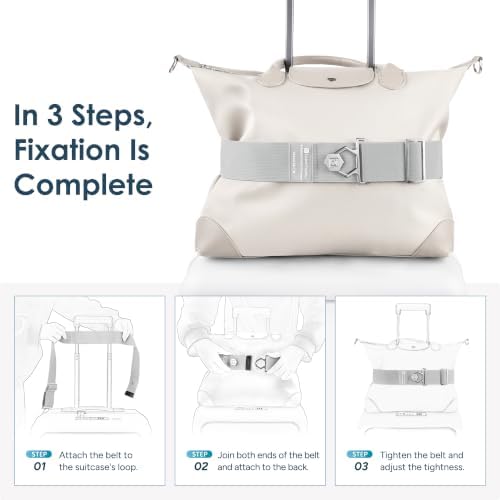 Travel Inspira Travel Belt for Luggage Suitcases & Carry-On Bags - Image 3