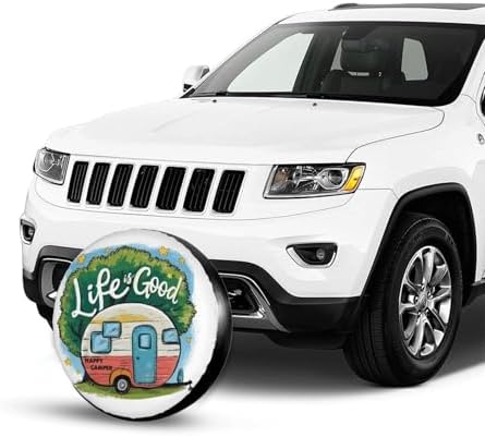 Camper Life is Good Spare Tire Cover Wheel Protectors Waterproof Wheel Covers - Image 2