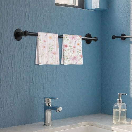 2 Pcs Watercolor Floral Kitchen Towels Decorative Dish Towel - Image 4