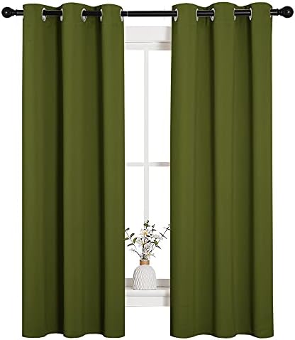 NICETOWN Kitchen Curtain Panels Blackout Draperies, Thermal Insulated Solid - Image 4
