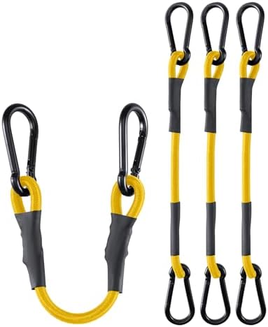 8 Pack 72" Heavy Duty Bungee Cords by LuckyStraps