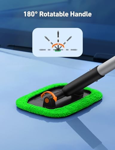 AstroAI Windshield Cleaner Extendable 180° Rotating Handle - Image 3