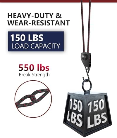 Ratchet Tie Down Straps, 1/4" Adjustable Rope Hangers 4 Pack, 12FT Tie-Down - Image 6