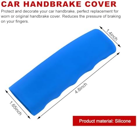 Car Handbrake Cover, Anti-Slip Silicone Auto Hand Brake Comfortable Handle Grip - Image 2