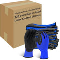 Evridwear Crinkle Latex Rubber Hand Coated Safety Work Gloves by Evridwear