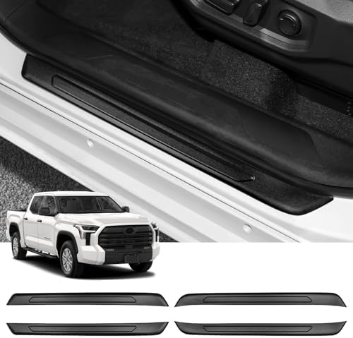 ZZEQYG 4 Pcs ABS Material Door Sill Protector Compatible by ZZEQYG
