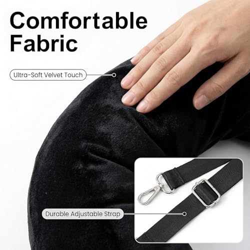 Stuffable Travel Neck Pillow, Fillable Clothes Storage - Image 6