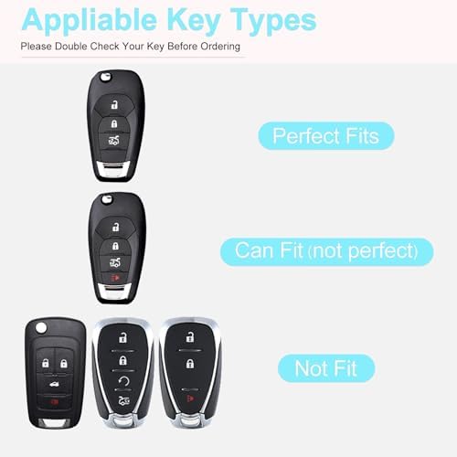 for Chevy Key Fob Cover with Keychain - Image 3