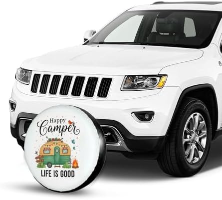 Camper Life is Good Spare Tire Cover Wheel Protector Universal Fit - Image 2