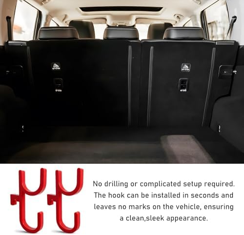 2 PCS Car Umbrella Hook, Stable Installation Rain Gear Hook Universal Towel - Image 5
