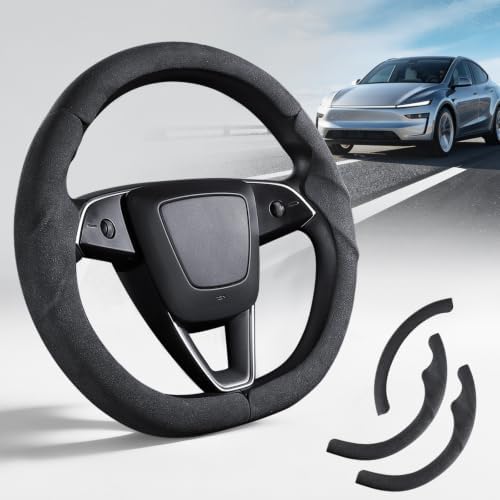 Steering Wheel Cover for Tesla Model Y 2025- Present/Model 3 Highland by Unknown