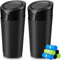 Car Trash Can with Lid, 2 Pack, 180 Trash Bags by ZSZJOLCT