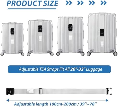 TSA Approved Luggage Straps - Image 3