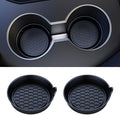 Amooca 2-Pack Car Cup Coaster Silicone Spill-Proof Cup Holder Inserts by Amooca