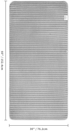 POLYTE 430 GSM Poly Blend Microfiber Quick Dry Waffle Bath Towel, 30x60 in - Image 3