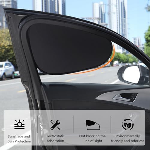 Shakas 2 PCS Side Window Shade, Heat-Insulating Sun-Proof Sight Protection Plate - Image 7