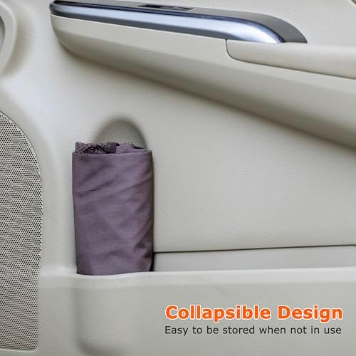 Ginsco New Leak-Proof Travel Trash Bag, Hanging Car Trash Can - Image 3