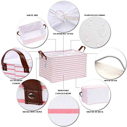 Hinwo 31L Large Canvas Storage Bin - Image 4