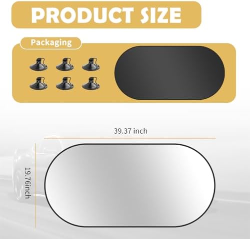 39.3"x19.7" Back Window Sun Shades - Image 2