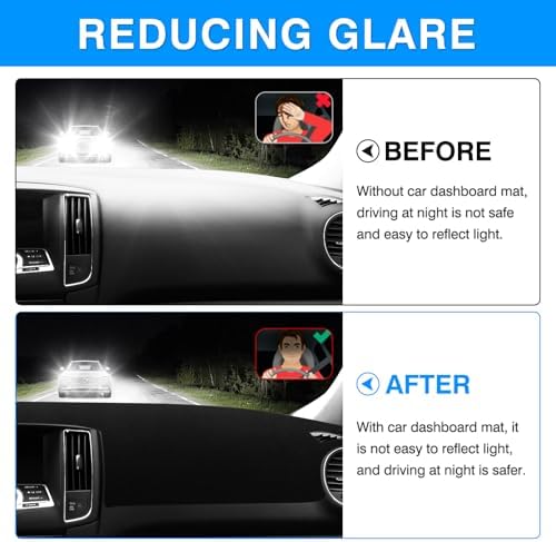 Autorder Dashboard Cover Mat for Nissan Maxima 2009-2015 Accessories Dash Cover - Image 4
